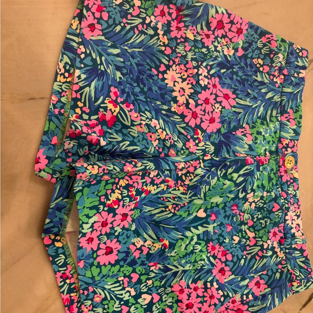 Lilly Pulitzer Colorful Floral Shorts 5in inseam